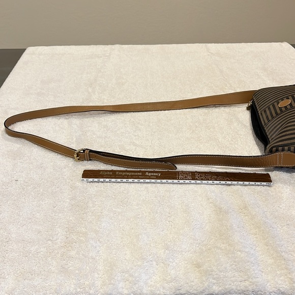 Fendi Striped Canvas Hobo - Picture 10 of 10